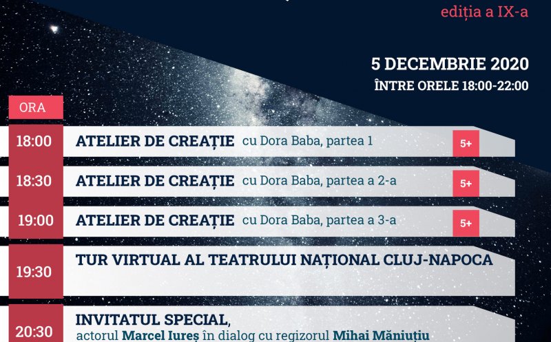 Marcel Iureş şi spectacol-concert de Ada Milea la Noaptea Porţilor Deschise a Teatrului din Cluj - online