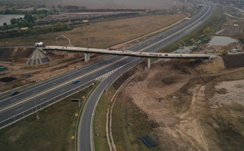 Test drive pe lotul 2 din A10. Cum arată asfaltul proaspăt așternut