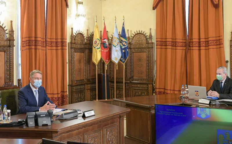 Consiliul Suprem de Apărare a Ţării se reuneşte pentru a discuta strategia de vaccinare anti-COVID-19