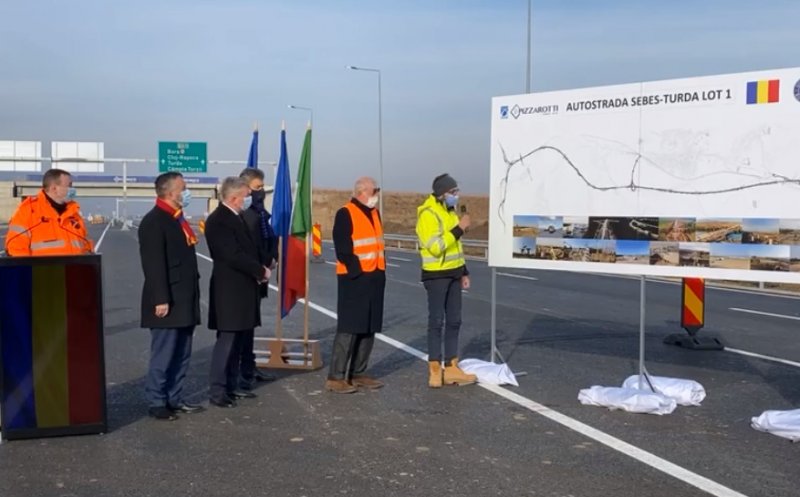 LIVE de pe Autostrada Sebeş-Turda. Aproximativ 15 km, daţi în folosinţă