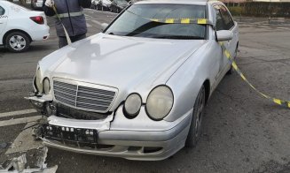 Accident în sensul giratoriu de pe Fabricii. O persoană a ajuns la spital