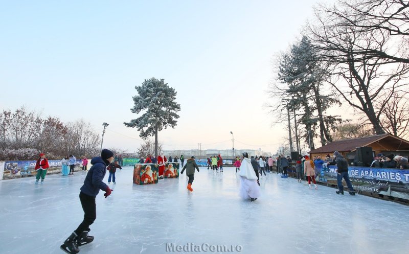 Patinoar la Turda: Se va veni cu echipamentul de acasă + masca și mănușile sunt obligatorii