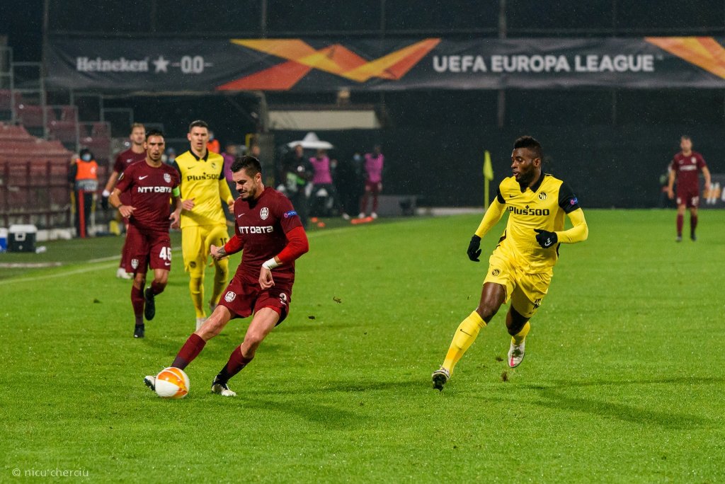 Meciul Young Boys – CFR Cluj va fi arbitrat de o brigadă din Franța