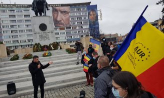 Liderul AUR, vizită la Cluj: „Mulțumim celor din Turda, Mănăștur sau Grigorescu, care au pus ștampila pe noi”