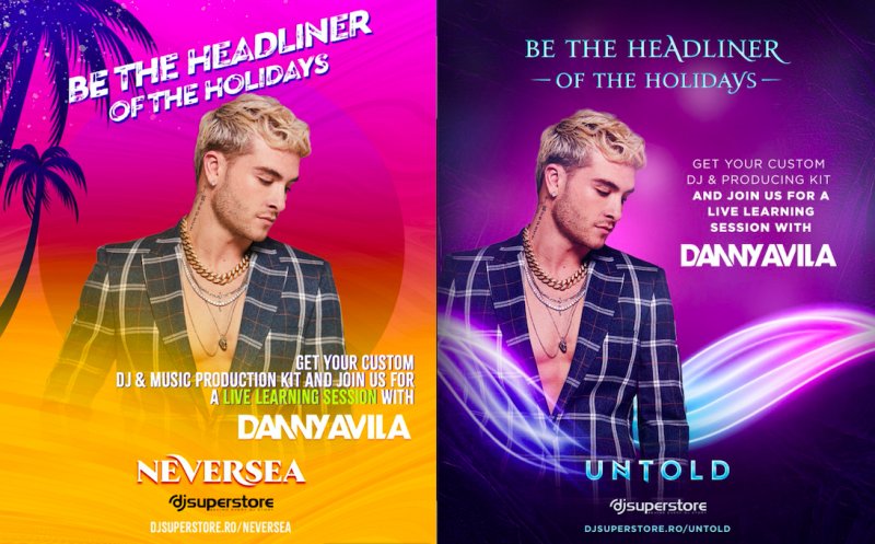 Fanii festivalurilor UNTOLD ȘI Neversea au șansa să ajungă DJ îndrumați de Danny Avila!