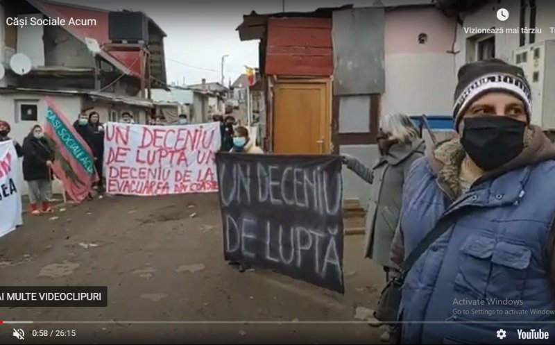 Protest al romilor pe strada Cantonului. Oamenii au scandat lozinci și s-au plâns de condițiile inumane în care trăiesc