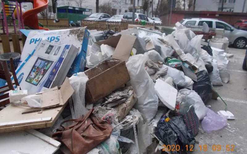 Amendă record pentru depozitarea deșeurilor pe domeniul public.