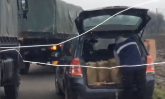 Cum se fură motorină din camioanele Armatei la Cluj?