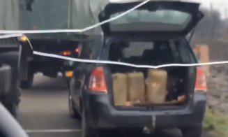 Cum se fură motorină din camioanele Armatei la Cluj?