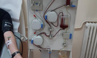 Primul aparat de plasmafereză din Cluj, instalat la Centrul de Transfuzii Sanguine, funcţional din 21 decembrie