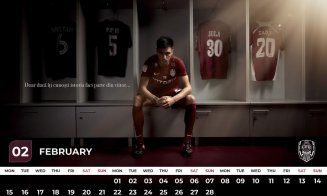 CFR Cluj şi-a lansat calendarul pe 2021!