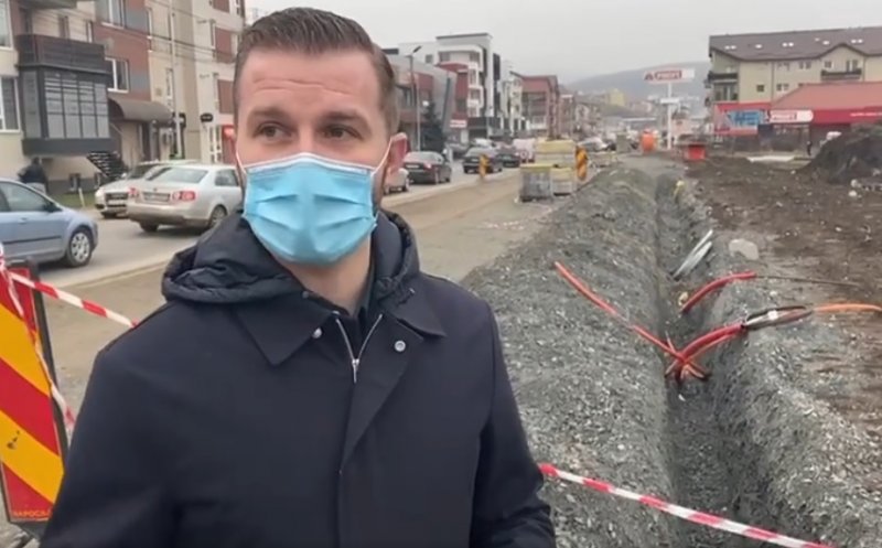 Primarul din Florești anunță penalizări pentru firma care efectuează lucrările de modernizare pe strada Eroilor