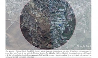 Clujul din satelit! Zorilor în 2003, Florești în 2009 sau Bună Ziua în 2019
