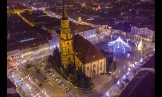 Cum arată Clujul de sus în decembrie. Imagini superbe