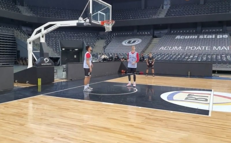 Baschetbaliștii de la U-BT au efectuat primul antrenament al anului