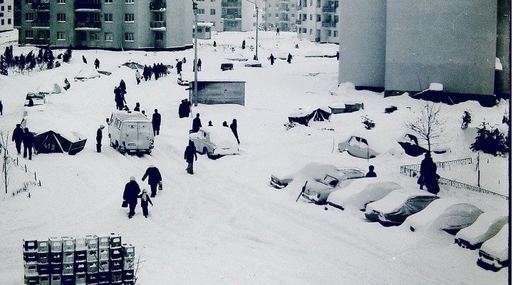 Cum arăta iarna, în 3 ianuarie 1981, la Cluj