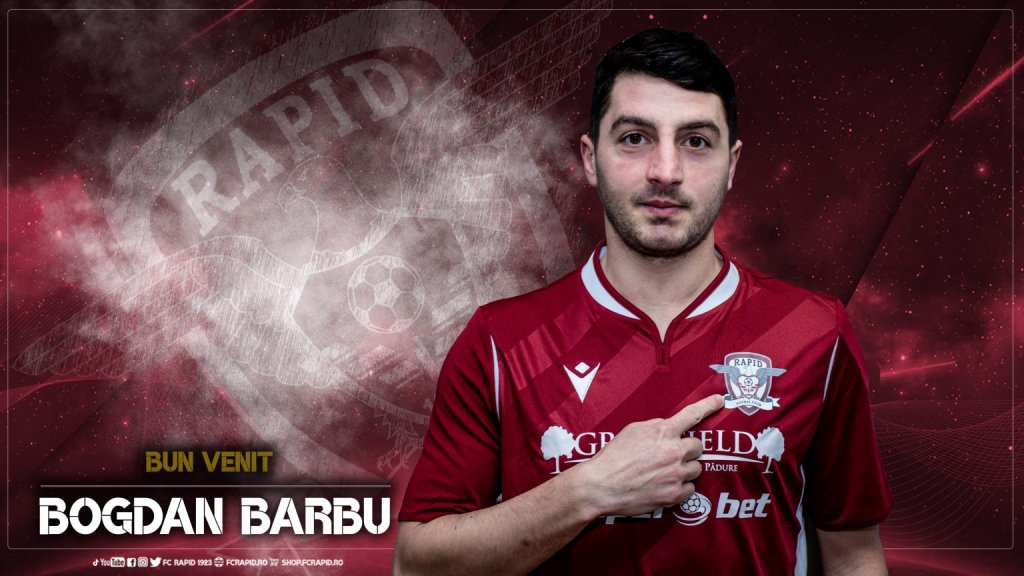 Bogdan Barbu nu a rămas mult timp liber de contract. Mijlocașul a semnat cu o altă echipă de tradiție