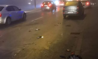 Cluj: Firma de deszăpezire a plătit după accidentele în serie de pe Calea Turzii