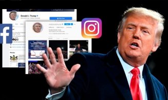 Facebook şi Instagram blochează conturile lui Trump până la încheierea mandatului