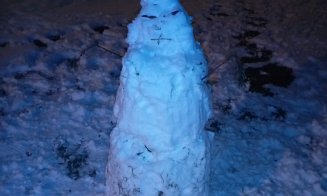 Dor de iarnă cu sirene şi oameni de zăpadă la Cluj-Napoca