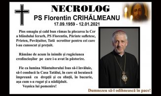 P.S. Florentin Crihălmeanu va fi înmormântat sâmbătă. În loc de jerbe, credincioșii sunt rugați să ofere bani săracilor