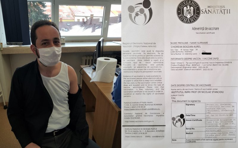 Mesajul primului preot din Cluj care s-a vaccinat anti-Covid