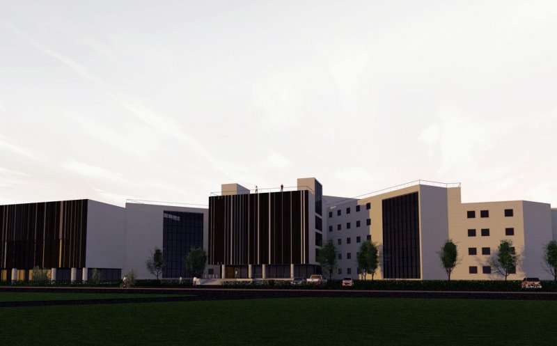 Amplasamentul Academiei de Muzică din municipiul Cluj-Napoca, predat către constructor
