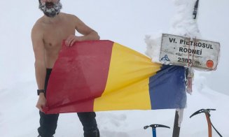 Paul Năoian, cunoscut în Cluj ca „alergătorul la bustul gol”, își dorește să ajungă la cursa de la Cercul Polar