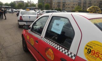 Pandemia îi ţine 15 ore în stradă pe taximetriştii din Cluj pentru un trai decent. După ridicarea restricţiilor, va fi "jihad"