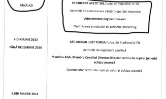 Continuă scandalul la Turda. Omul primarului Matei, prins cu minciuna în CV
