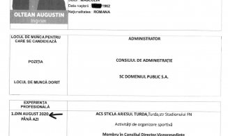 Continuă scandalul la Turda. Omul primarului Matei, prins cu minciuna în CV