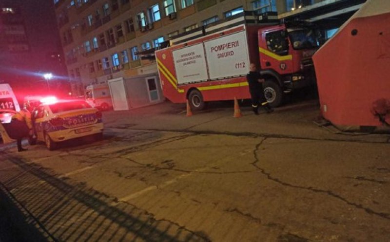 Aproape de tragedie! Spitalul Sf. Pantelimon din Capitală, evacuat din cauza fumului gros