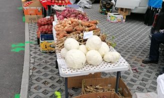 Piața volantă de la Florești, deschisă în fiecare vineri. „Respect pentru micii producători care înfruntă vremea friguroasă”