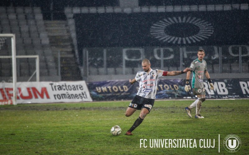 Gabi Tamaș a dat “U” Cluj pe FC Voluntari. Mijlocașul a plecat în Liga 1 să se bată la retrogradare