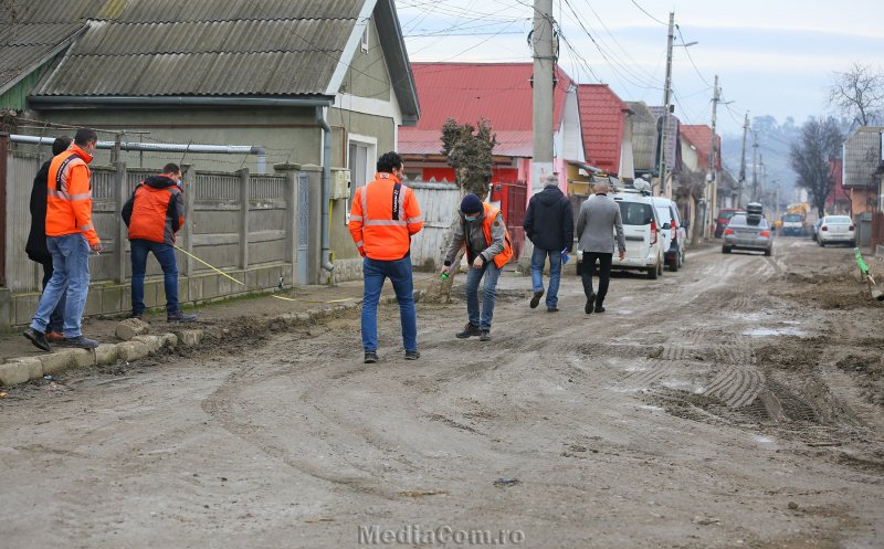 Continuă modernizarea cartierului industrial de la Turda. „În locul acestor noroaie și gropi, vom avea niște străzi frumoase și curate”