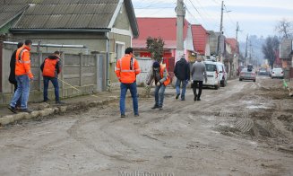 Continuă modernizarea cartierului industrial de la Turda. „În locul acestor noroaie și gropi, vom avea niște străzi frumoase și curate”