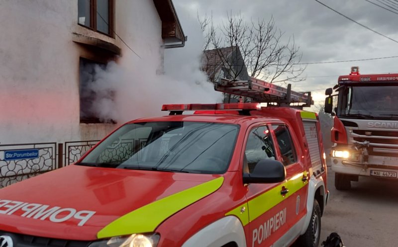 Incendiu la o casă din Cluj. De la ce a pornit focul?