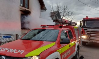 Incendiu la o casă din Cluj. De la ce a pornit focul?