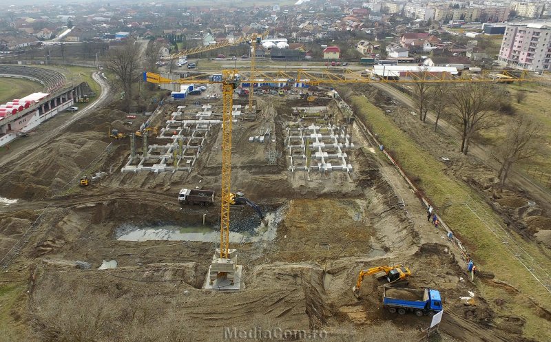 Lucrările la noua sală Polivalentă de la Turda avansează rapid