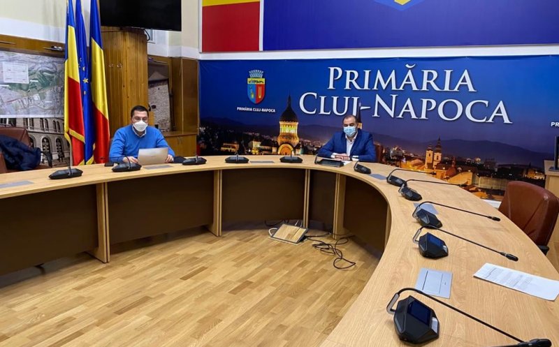 Întâlnire de lucru pentru deputatul Radu Moisin la Primăria Cluj-Napoca. Ce s-a discutat