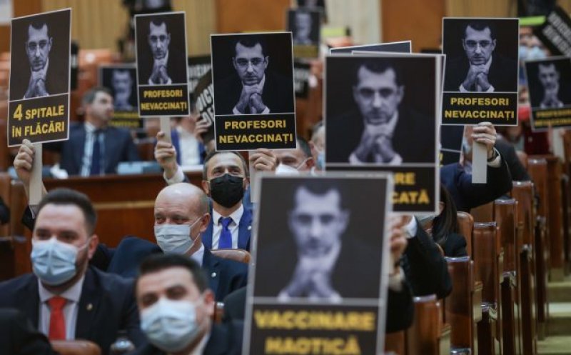 Moțiunea depusă de PSD împotriva ministrului Sănătății a fost respinsă