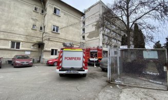 Incendiu la secția de Chirurgie a spitalului din Dej, zeci de persoane evacuate! Din fericire, a fost doar un exercițiu al pompierilor