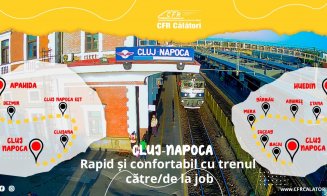 CFR ne vrea navetiști cu trenul (metropolitan) la Cluj-Napoca