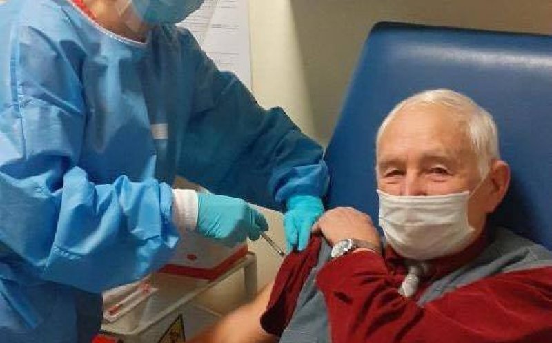 Veteran de război din Cluj, în vârstă de 91 de ani, vaccinat împotriva coronavirus