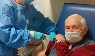 Veteran de război din Cluj, în vârstă de 91 de ani, vaccinat împotriva coronavirus