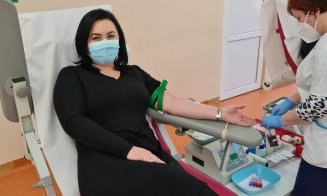 Subprefectul Irina Munteanu a donat sânge în cadrul campaniei „Să dăruim zâmbete!”