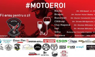 Motocicliștii clujeni demarează o campanie de donare de sânge