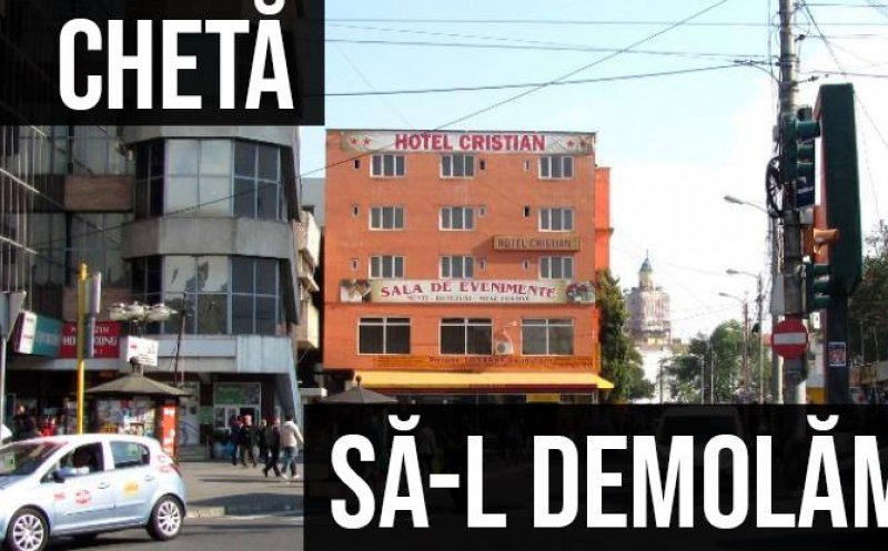 Inițiativă INEDITĂ! Clujenii fac chetă să cumpere hotelul Cristian, pentru ca apoi să-l demoleze. "Hotelul e un hidoșag, o rușine"