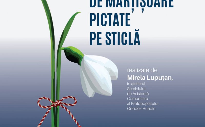 Expoziție inedită de mărțișoare pictate pe sticlă la Cluj. Unde le pot vedea doritorii