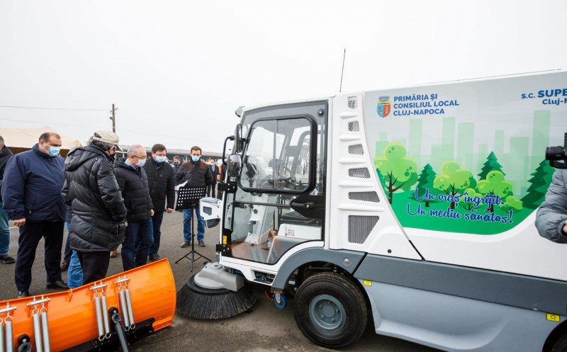 Noul operator de salubritate din Cluj va face curățenie cu mașini Euro 6